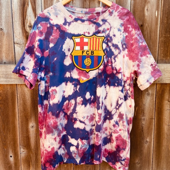 Acid Wash Nike FC Barcelona Tee - Picture 1 of 2